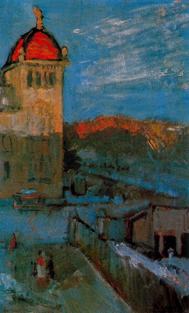 Palace of Arts, Barcelona (1903) - Pablo Picasso Tablo