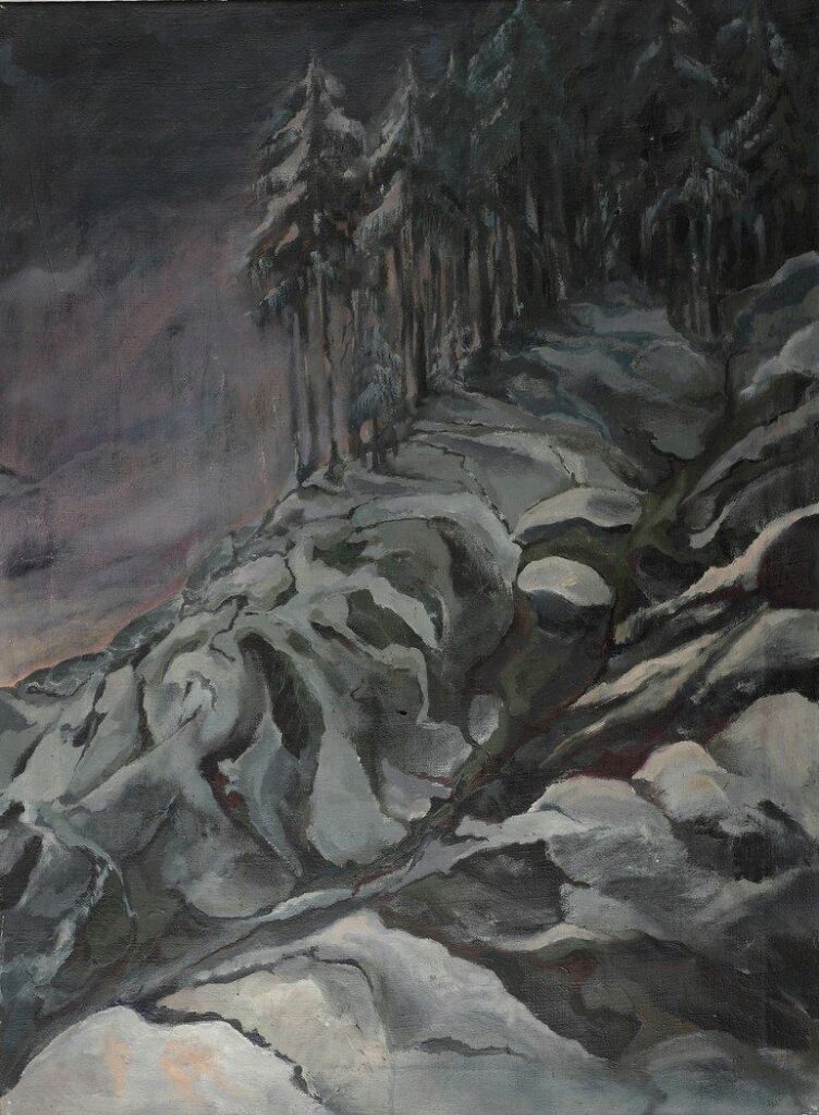 Pale forest - Małgorzata Serwatka Tablo