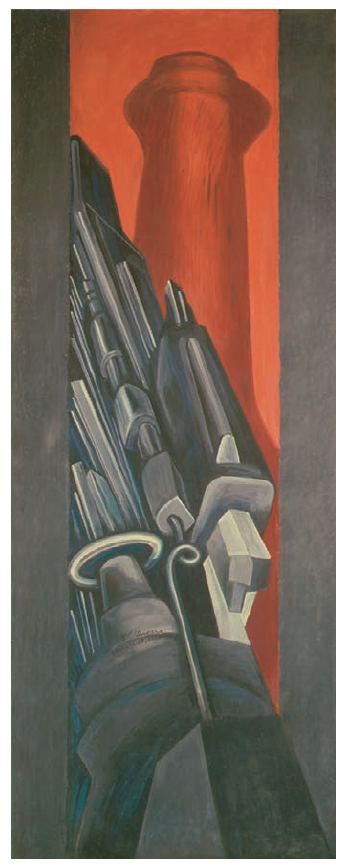 Panel 11. Machine Totems The Epic of American Civilization (1932) – José Clemente Orozco Tablo