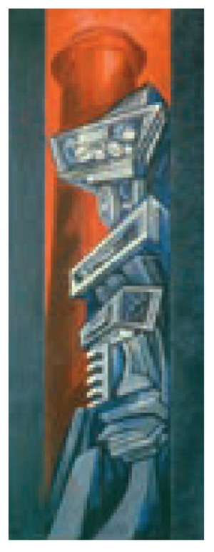 Panel 12. Machine Totems The Epic of American Civilization (1932) – José Clemente Orozco Tablo
