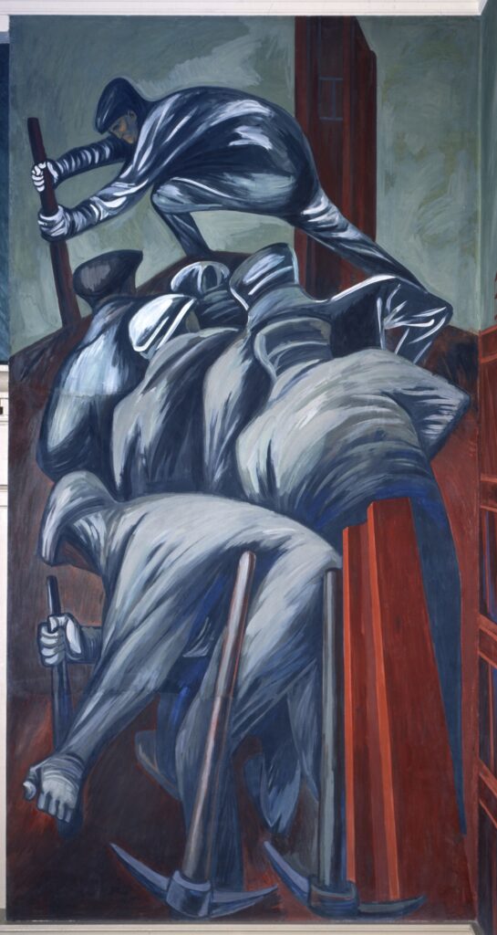 Panel 21. Modern Industrial Man 1 The Epic of American Civilization (1932) - José Clemente Orozco Tablo