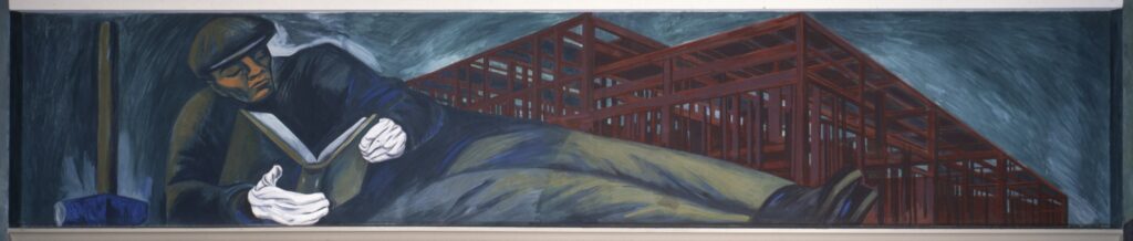 Panel 21. Modern Industrial Man 2 The Epic of American Civilization (1932) - José Clemente Orozco Tablo