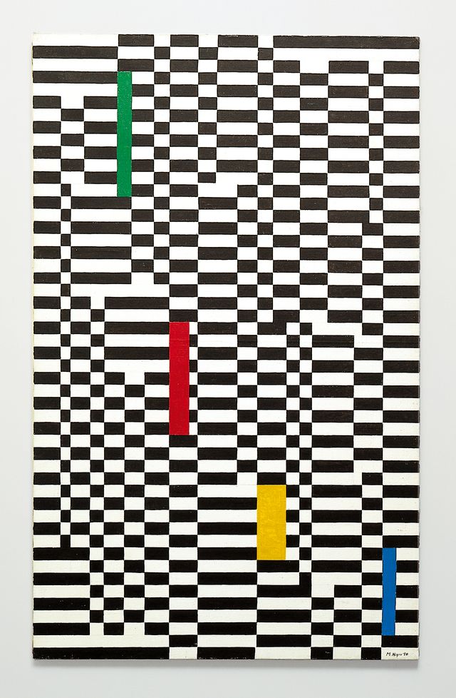 Pannello a scacchi (1950) – Mario Nigro Tablo
