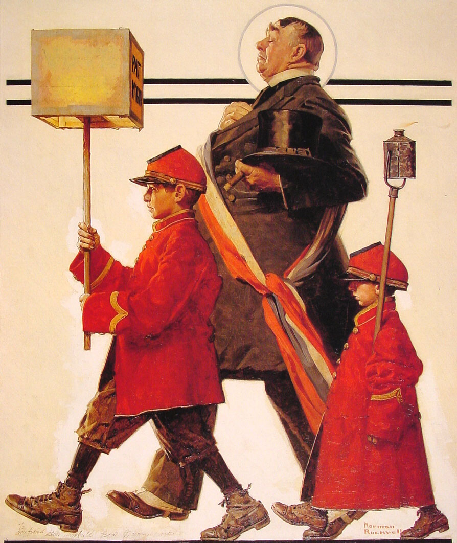 Parade (1924) - Norman Rockwell Tablo