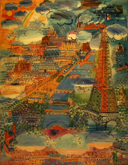Paris (1934) - Raoul Dufy Tablo