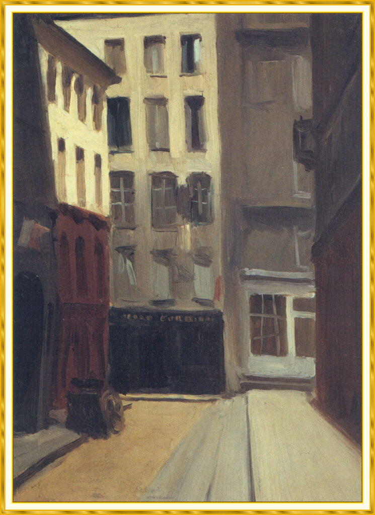 Paris Street (1906) - Edward Hopper Tablo