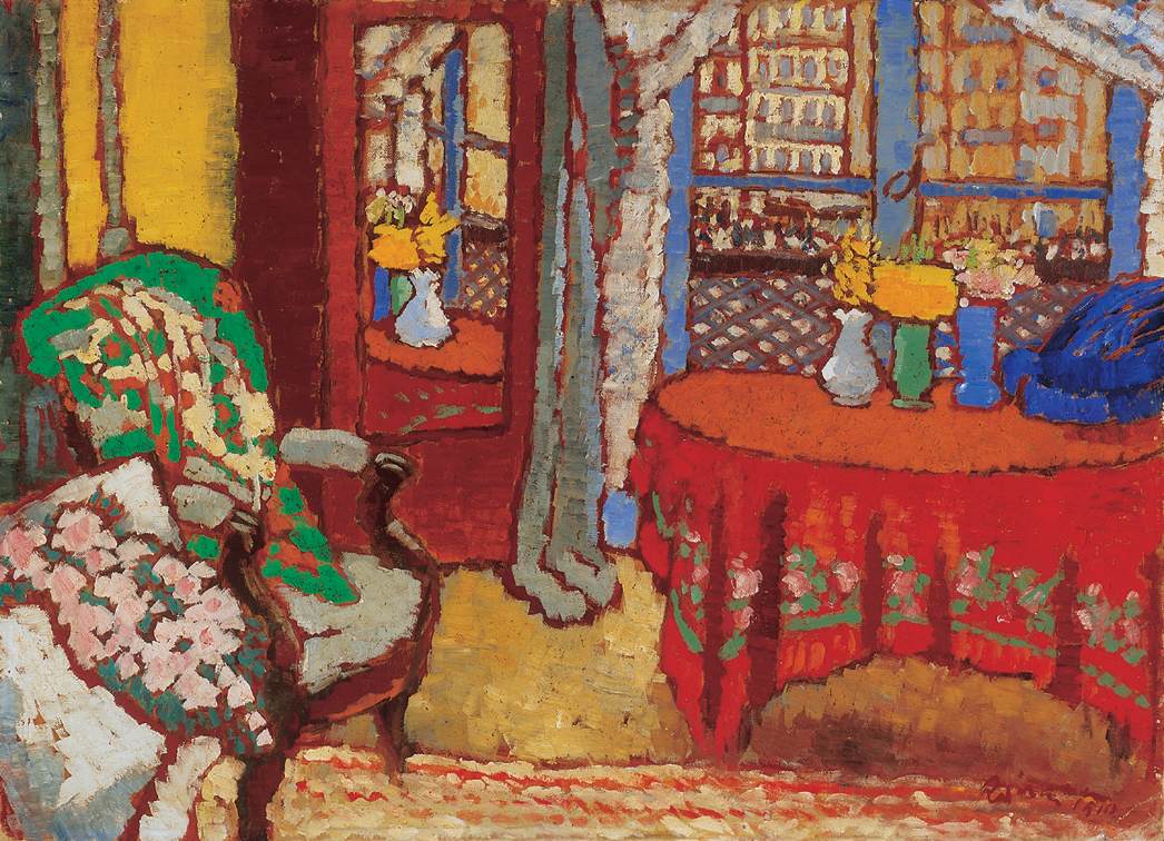 Parisian Interior (1910) - József Rippl-Rónai Tablo
