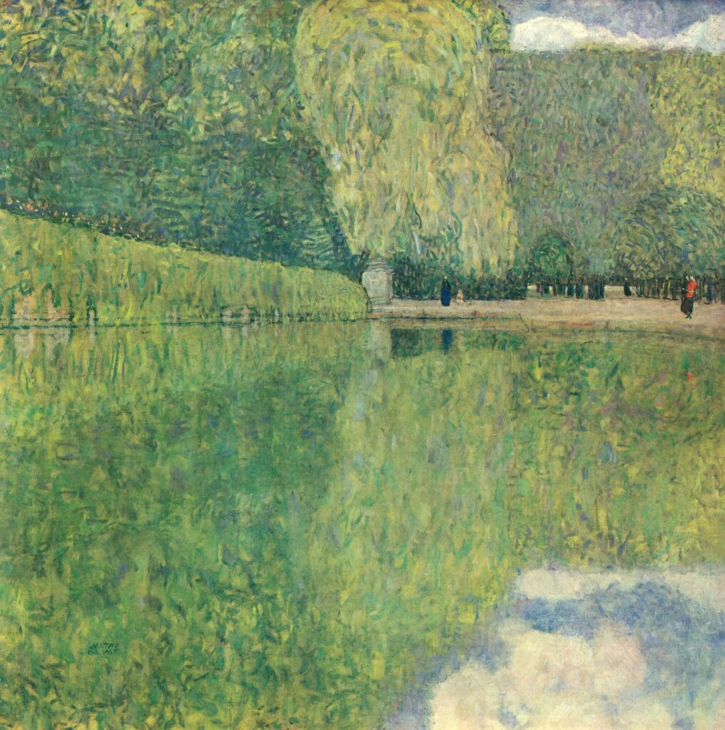 Park of Schönbrunn (1916) - Gustav Klimt Tablo