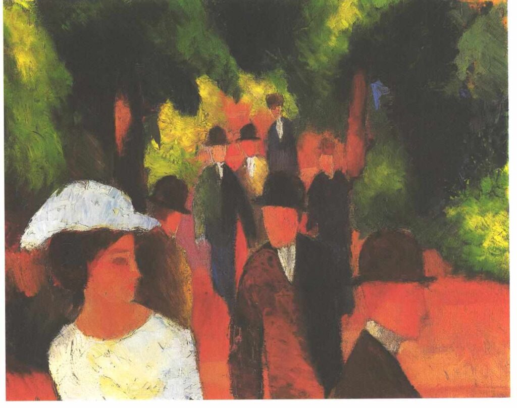 Parkway (1914) - August Macke Tablo