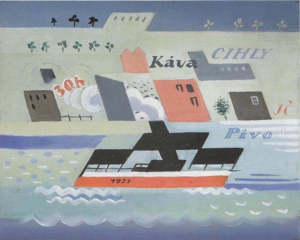 Parník (1921) - Josef Čapek Tablo