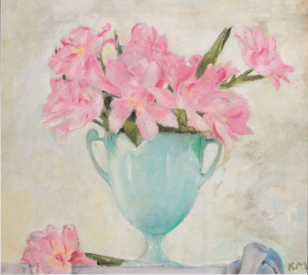 Parrot tulips bloomed (1910) - Koloman Moser Tablo