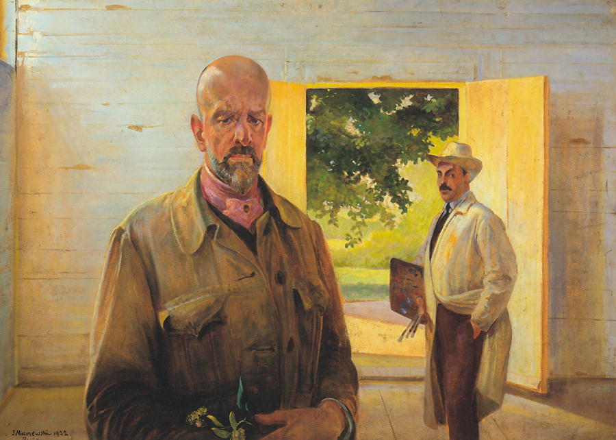 Passing on the Palette - Jacek Malczewski Tablo