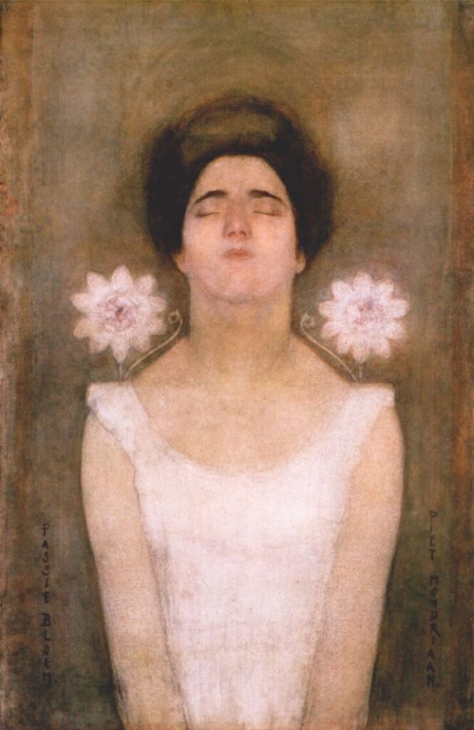Passionflower (1908) – Piet Mondrian Tablo