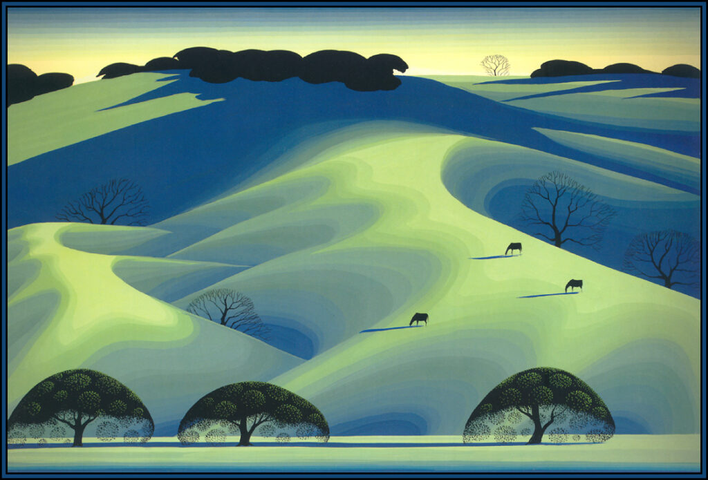 Pastures in Early Spring - Eyvind Earle Tablo