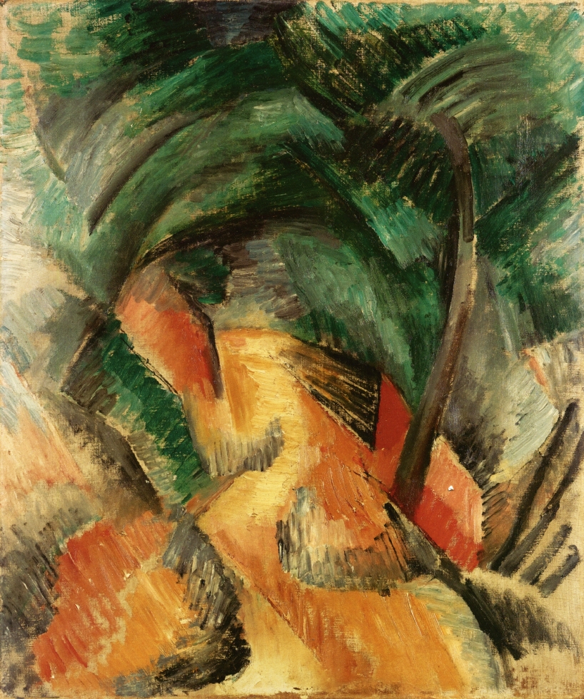 Path at Estaque (1908) - Georges Braque Tablo