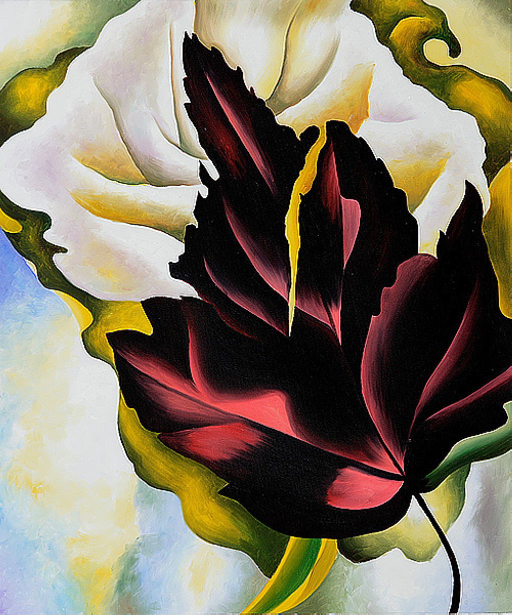 Pattern Leaves - Georgia O'Keeffe Tablo