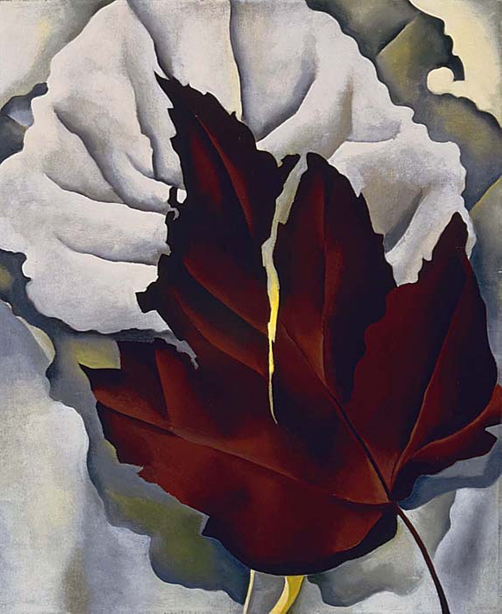 Pattern of Leaves - Georgia O'Keeffe Tablo