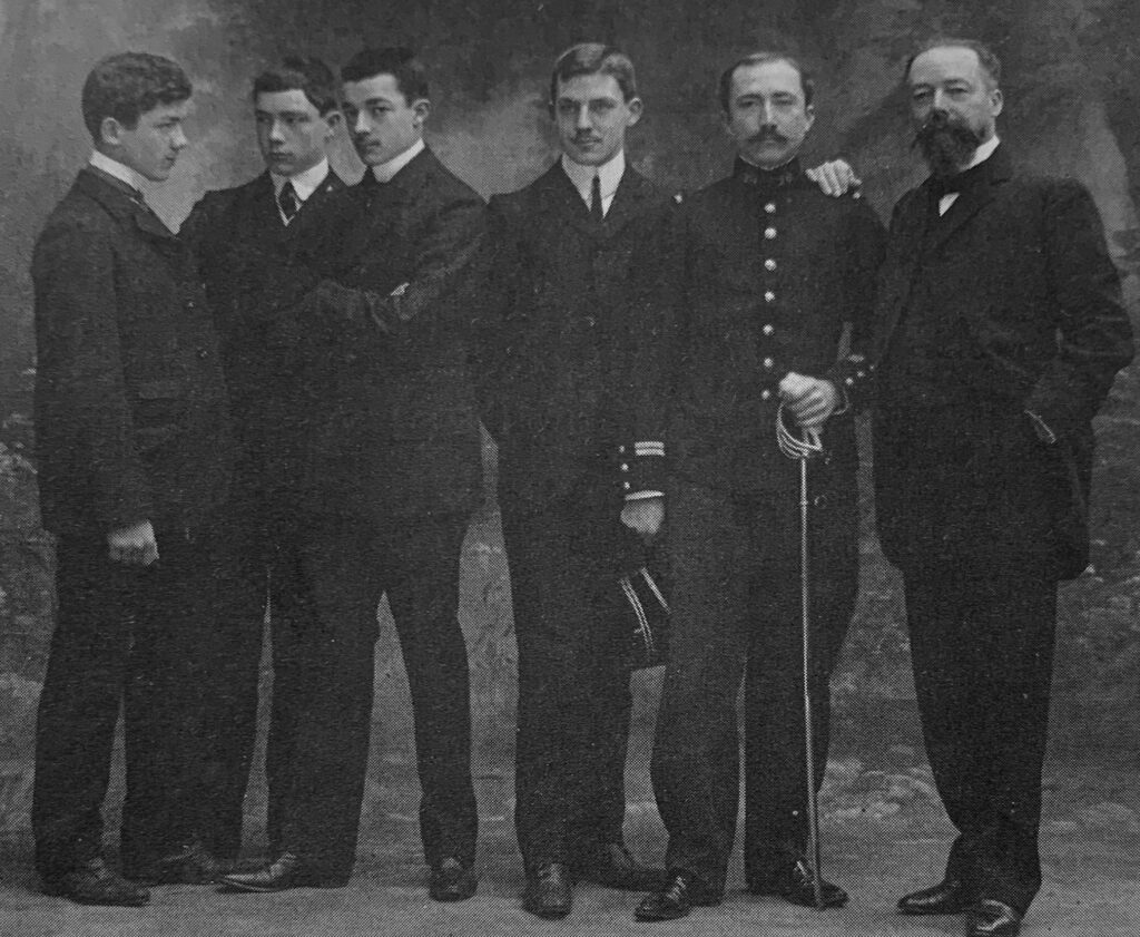 Paul Doumer Et Ses Cinq Fils (1905) - Félix Nadar Tablo