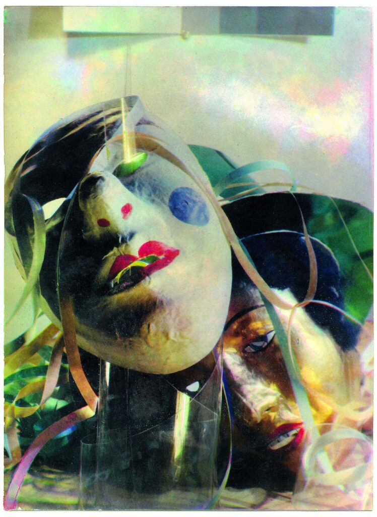 Paul Hartland Carnival. Composition with two masks . (1934) – László Moholy-Nagy Tablo