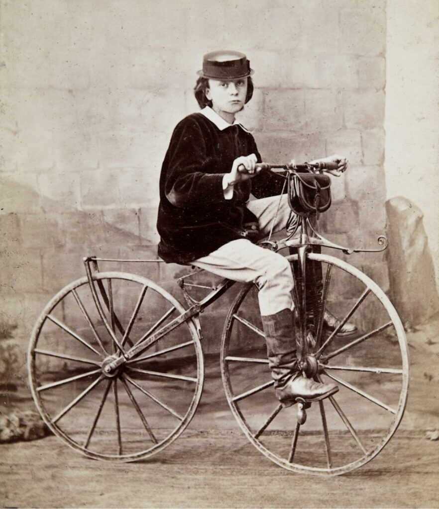 Paul Nadar À Vélo,  (1866) - Félix Nadar Tablo