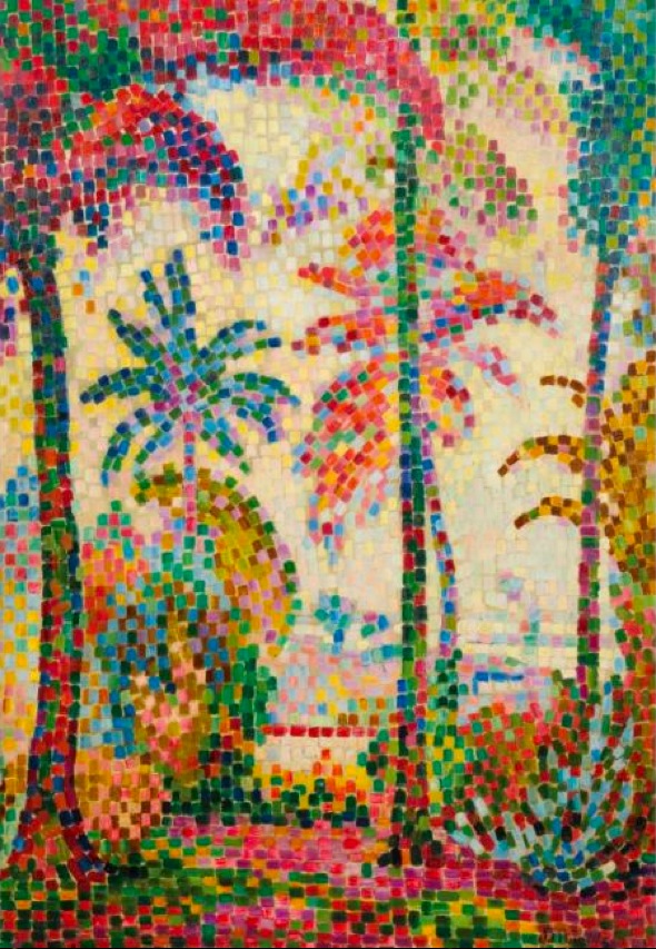Paysage Tropical (1907) - Jean Metzinger Tablo