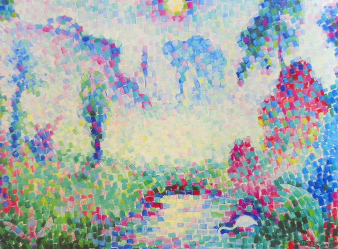 Paysage pointilliste (1907) - Jean Metzinger Tablo