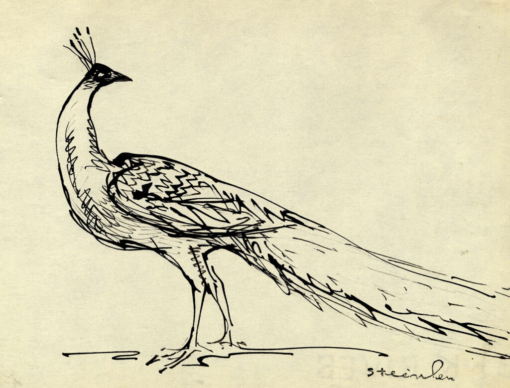 Peacock - Théophile Steinlen Tablo