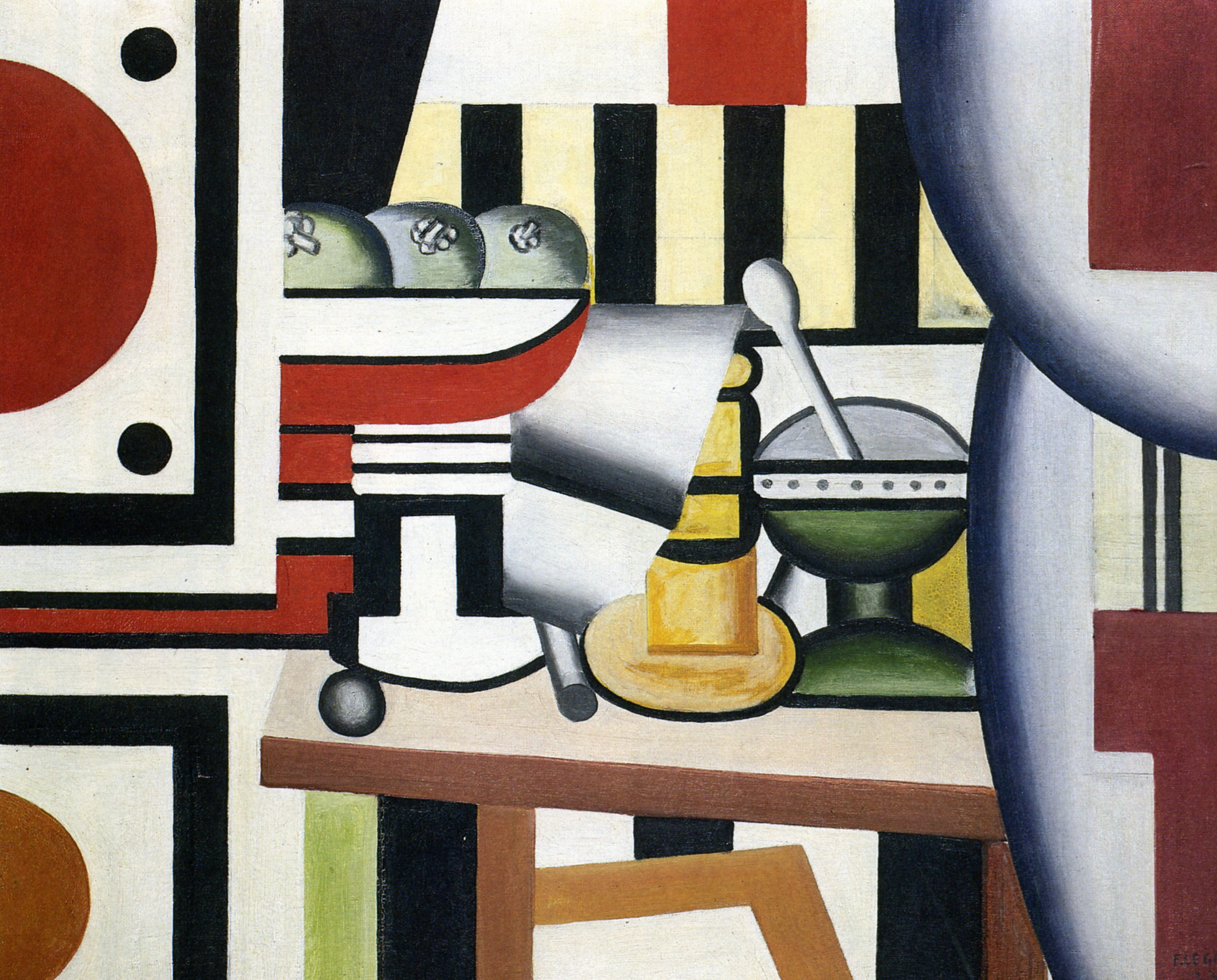 Pear Compotoir (1923) - Fernand Léger Tablo