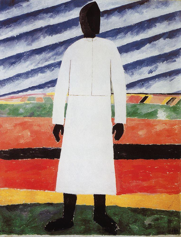 Peasant Woman (1930) - Kazimir Malevich Tablo