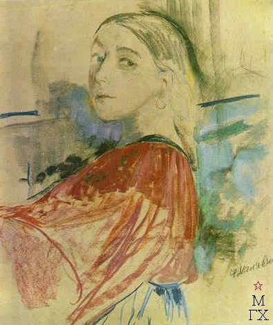 Peasant girl (1910) – Filipp Malyavin Tablo