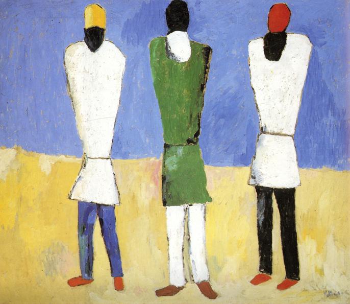 Peasants (1932) - Kazimir Malevich Tablo