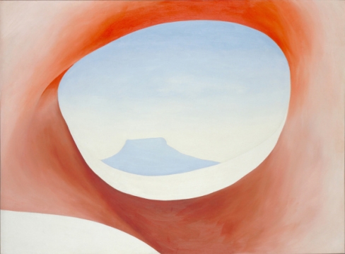 Pedernal From the Ranch I - Georgia O'Keeffe Tablo