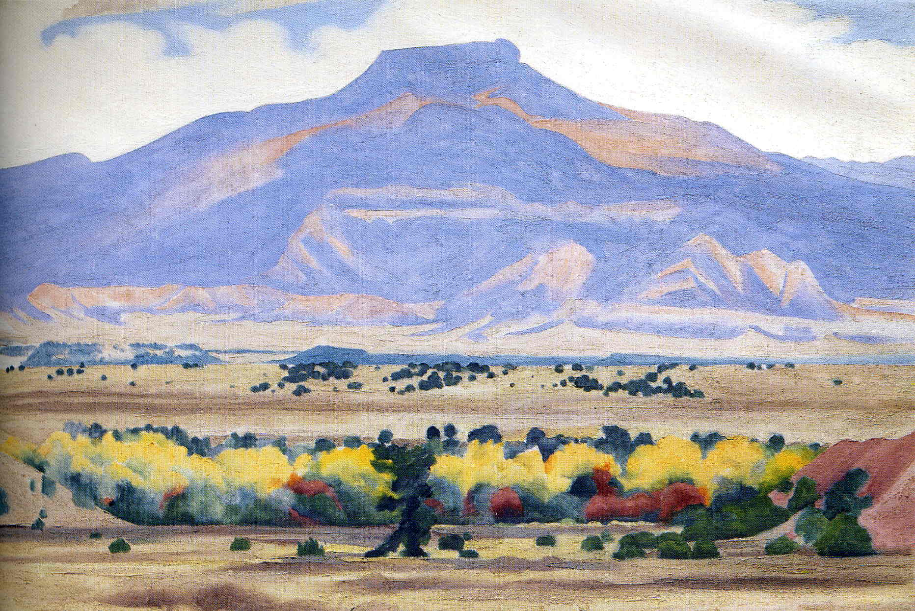 Pedernal - Georgia O'Keeffe Tablo