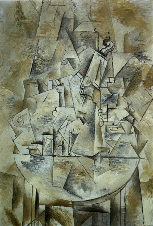 Pedestal Table (1911) - Georges Braque Tablo