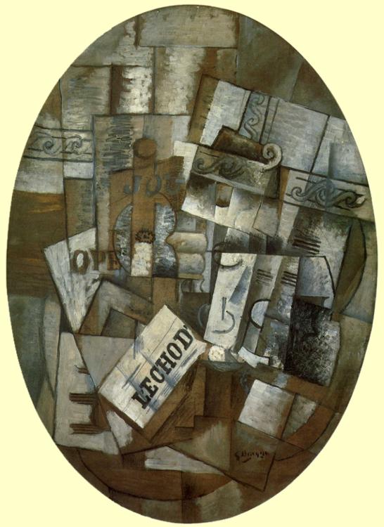 Pedestal Table (1913) - Georges Braque Tablo