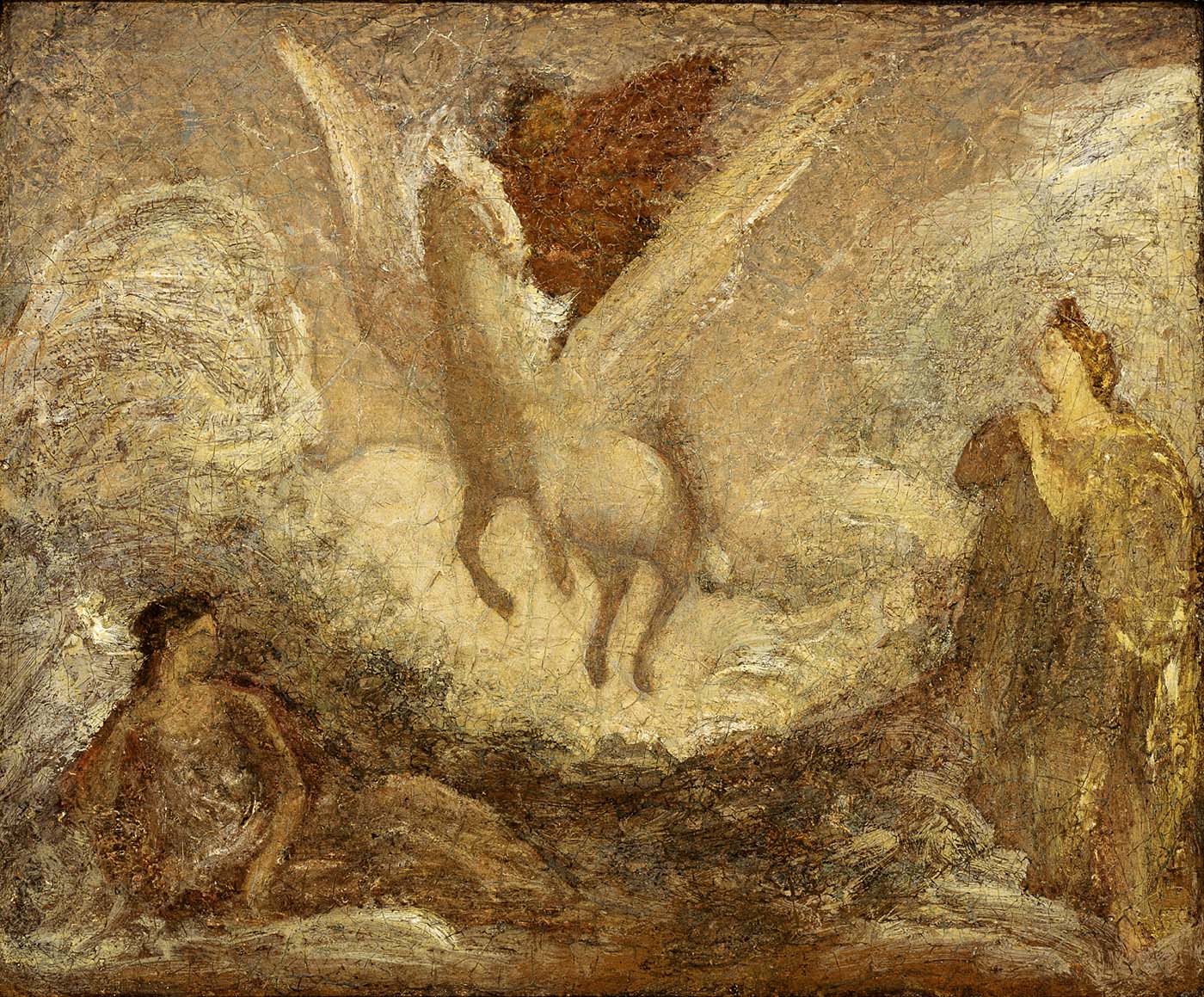 Pegasus Departing (1901) - Albert Pinkham Ryder Tablo
