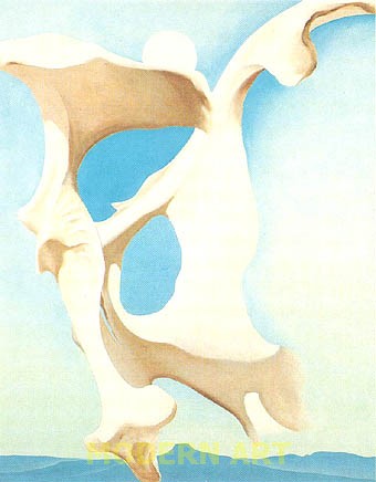 Pelvis With Moon - Georgia O'Keeffe Tablo