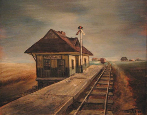 Perryville Station (1940) - Martyl Langsdorf Tablo