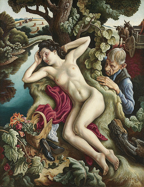 Persephone (1939) - Thomas Hart Benton Tablo