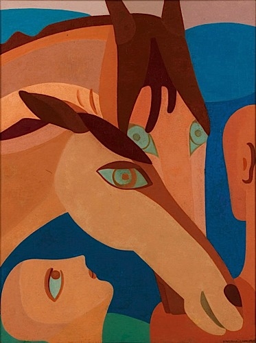 Personnages aux chevaux (1935) – Marcelle Cahn Tablo