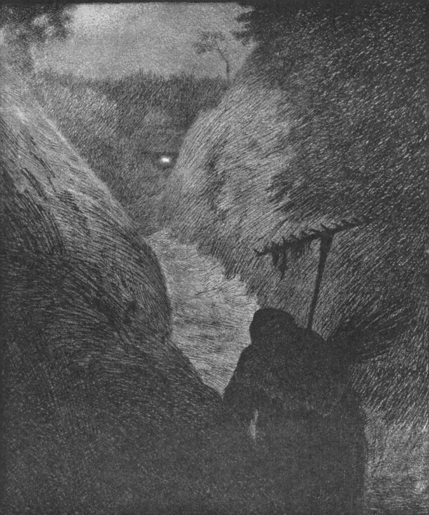 Pesta Kommer (1900) - Theodor Severin Kittelsen Tablo