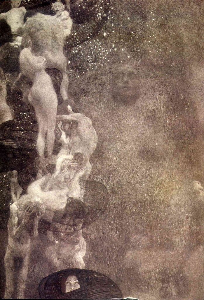 Philosophy (final state) (1899) - Gustav Klimt Tablo