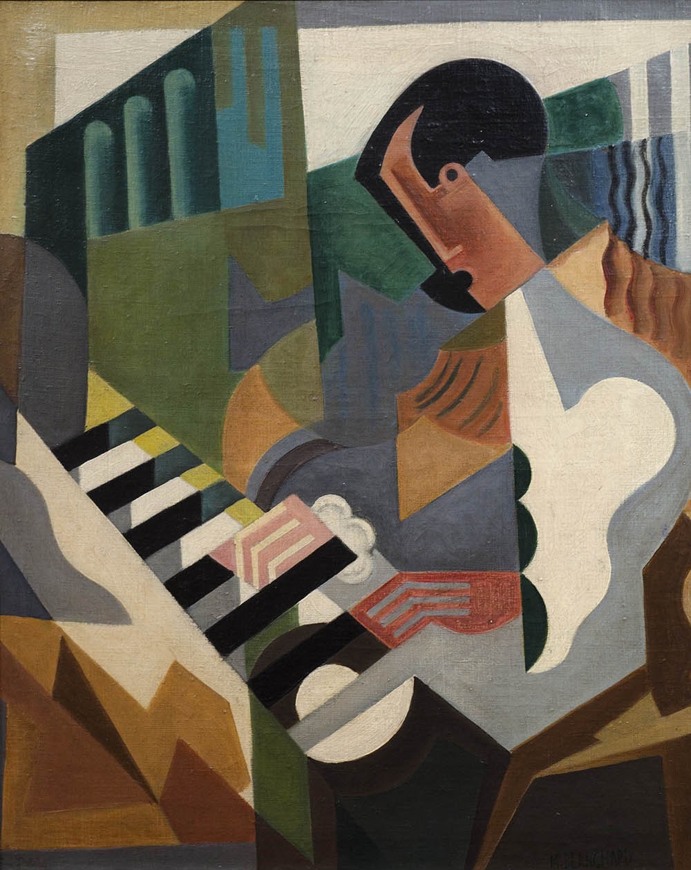 Pianista (1919) - María Blanchard Tablo