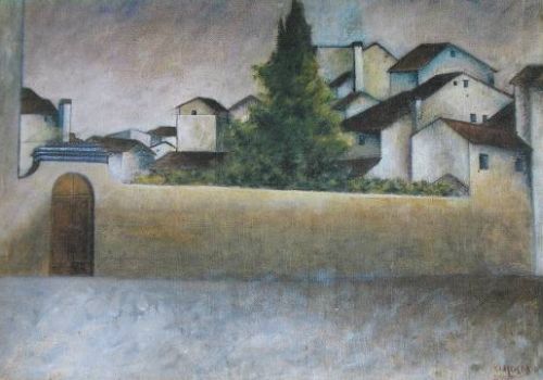 Piazza del Carmine – Ottone Rosai Tablo