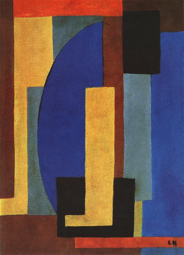 Picturial Architecture (1922) – Lajos Kassák Tablo