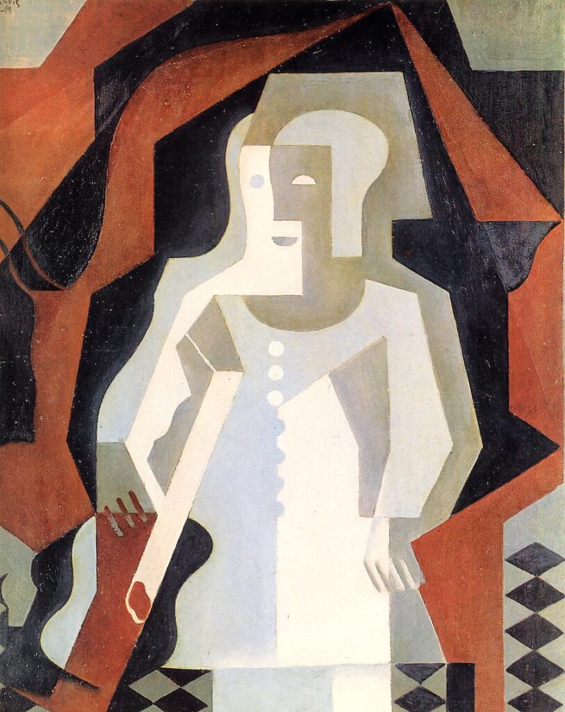 Pierrot (1919) - Juan Gris Tablo