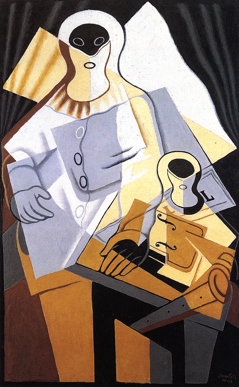 Pierrot (1921) - Juan Gris Tablo