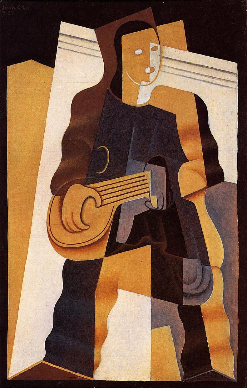 Pierrot (1922) - Juan Gris Tablo