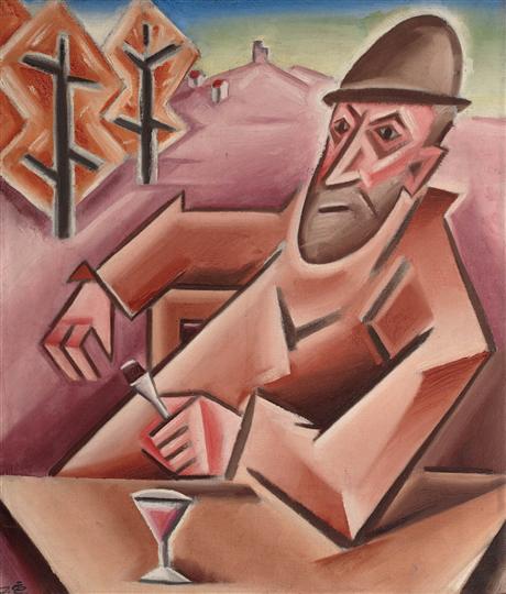 Piják s doutníkem (1919) - Josef Čapek Tablo