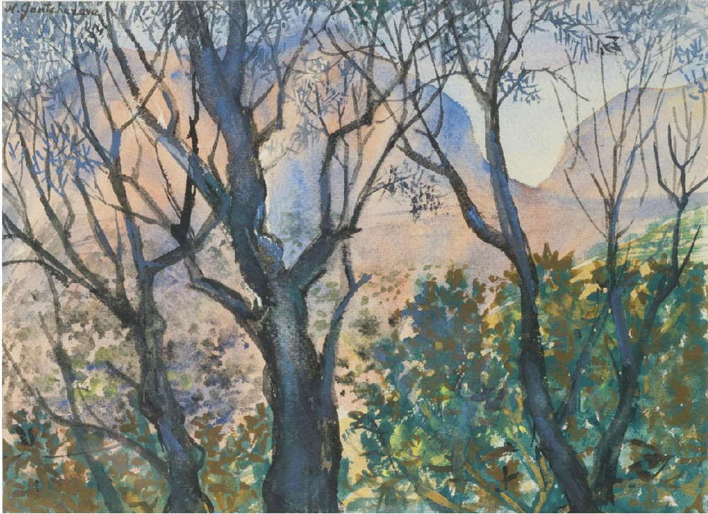 Pink Light - Natalia Goncharova Tablo